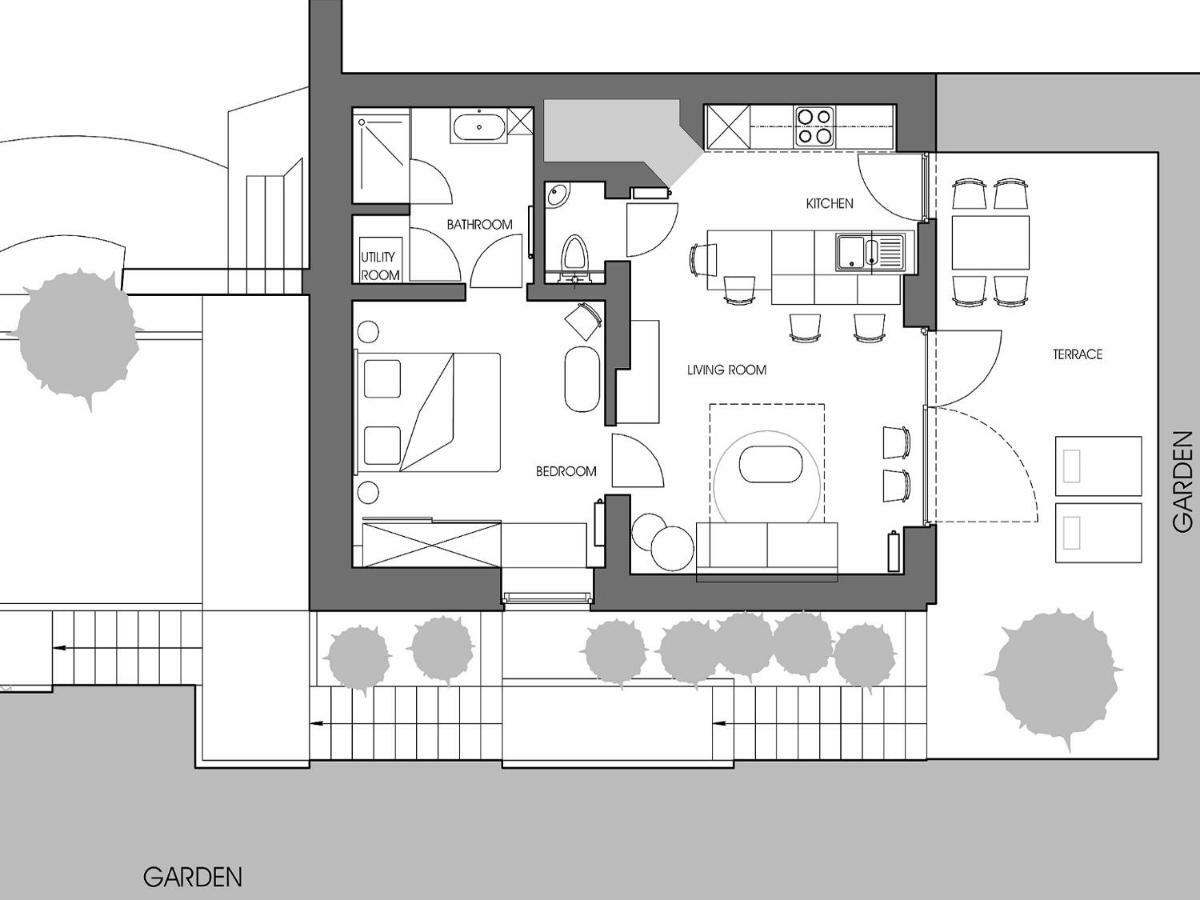 Gite Au26 Cote Jardin-Cote Cour Liege Exterior photo
